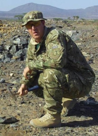 Lt Col Drew Craig in full army dress
